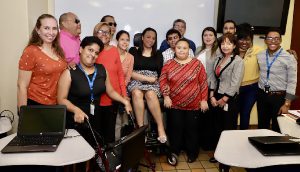 Foto grupal del equipo interinstitucional de personas con discapacidad
